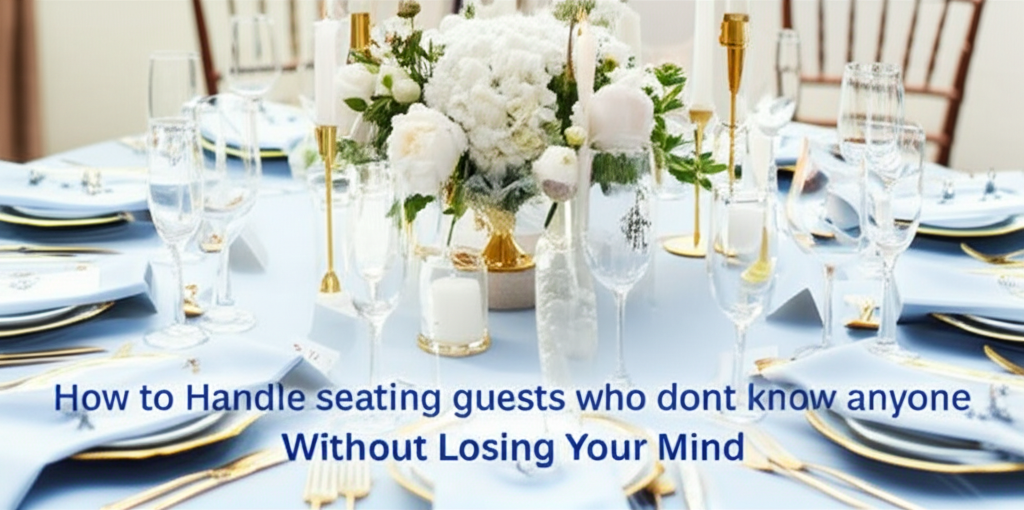 How to Handle seating guests who dont know anyone Without Losing Your Mind
