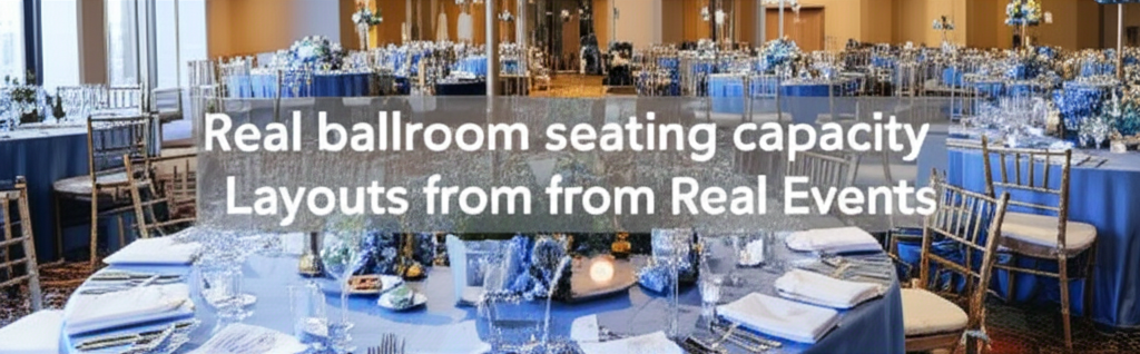 Real ballroom seating capacity Layouts from Real Events